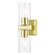 Clarion Two Light Vanity Sconce in Satin Brass (107|1803212)