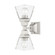 Mission Two Light Wall Sconce in Brushed Nickel (107|1717891)