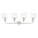 Downtown Four Light Vanity Sconce in Brushed Nickel (107|1697591)