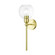 Downtown One Light Wall Sconce in Satin Brass (107|1697112)