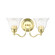 Moreland Two Light Vanity Sconce in Polished Brass (107|1693202)