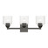 Aragon Three Light Vanity Sconce in Black Chrome (107|1677346)