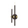 Denmark Two Light Wall Sconce in Bronze w/ Antique Brasss (107|1558207)