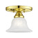 Edgemont One Light Ceiling Mount in Polished Brass (107|153002)