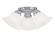 Edgemont Three Light Ceiling Mount in Polished Chrome (107|152905)
