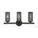 Industro Three Light Vanity in Black w/ Brushed Nickels (107|1412304)