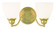 Somerville Two Light Bath Vanity in Polished Brass (107|1367202)