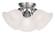 Essex Three Light Ceiling Mount in Brushed Nickel (107|135891)