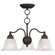Essex Three Light Chandelier/Ceiling Mount in Bronze (107|134307)