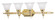 French Regency Four Light Bath Vanity in Polished Brass (107|128402)