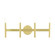 Copenhagen Four Light Vanity in Satin Brass (107|1034412)
