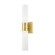 Aero Two Light Bath Vanity in Satin Brass (107|1010212)