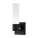 Aero One Light Wall Sconce in Black w/ Brushed Nickel (107|1010104)