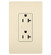 radiant Spec Grade 20A Tamper-Resistant Receptacle in Light Almond (246|TR26352RLA)