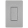 radiant Two Single-Pole Switches and Single Pole/3-Way Switch in Gray (246|RCD113GRY)