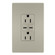 radiant 15A Tamper-Resistant Ultra-Fast USB Type C/C Outlet in Nickel (246|R26USBCC6NICCV4)