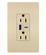 radiant 15A Tamper-Resistant USB Type A/C Outlet in Ivory (246|R26USBACI)