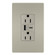 radiant 15A Tamper-Resistant Ultra-Fast USB Type A/C Outlet in Nickel (246|R26USBAC6NICCV4)