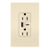 radiant 15A Tamper-Resistant Ultra-Fast USB Type A/C Outlet in Light Almond (246|R26USBAC6LA)