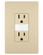 radiant 15A Tamper-Resistant Outlet with Night Light in Ivory (246|NTL885TRICC6)