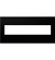 Adorne Gang Wall Plate in Black (246|AWP5GNK1) Adorne Gang Wall Plate in Black (246|AWP5GNK1)