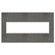 adorne Four-Gang Screwless Wall Plate in Slate Linen (246|AWM4GSL4)