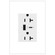 adorne 20A Tamper-Resistant Ultra-Fast USB Type-A/C Outlet in White (246|ARTRUSB206ACW4)