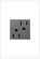 adorne 15A Dual Tamper-Resistant Outlet in Magnesium (246|ARTR152M4)