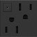 adorne 15A Energy-Saving On/Off Outlet in Graphite (246|ARPS152G4)