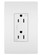radiant Outdoor Outlet in White (246|885TRWRW)