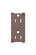 radiant Outdoor Duplex Outlet in Brown (246|885TRWR) radiant Outdoor Duplex Outlet in Brown (246|885TRWR)