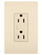 radiant Tamper-Resistant Outlet in Light Almond (246|885TRLA)