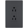 radiant Tamper-Resistant Outlet in Graphite (246|885TRGCC12)