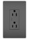 radiant Tamper-Resistant Outlet in Black (246|885TRBK)