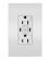 radiant Tamper-Resistant 15A Duplex Self-Test GFCI Receptacles with SafeLock Protection, USB Type C/C in White (246|1597TRUSBCCW)
