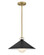 Milo LED Pendant in Lacquered Brass (531|84437LCBBK)