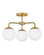 Juniper LED Semi-Flush Mount in Lacquered Brass (531|84203LCB)