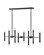 Millie LED Linear Chandelier in Black (531|83196BK)