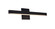 Vega LED Bathroom Fixture in Black (347|VL10323BK)
