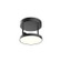 Novel LED Semi-Flush Mount in Black (347|SF72205BK)