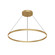 Cerchio LED Pendant in Brushed Gold (347|PD87136BG)