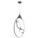 Serif LED Pendant in Black (347|PD84336BK)