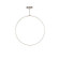 Cirque LED Pendant in Brushed Nickel (347|PD82548BN)