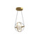 Aries LED Pendant in Brushed Gold (347|PD76708BG)