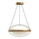 Virgo LED Pendant in Brushed Gold/Opal Glass (347|PD76316BGOP)