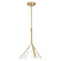 Mulberry LED Pendant in Brushed Gold/Light Guide (347|PD62622BGLG)