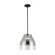 Trinity LED Pendant in Black/Smoked (347|PD62012BKSM)