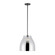 Trinity LED Pendant in Black/Chrome (347|PD62012BKCH)