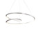 Ampersand LED Pendant in Brushed Nickel (347|PD22339BN)