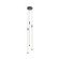 Motif LED Pendant in Black (347|MP75227BK)